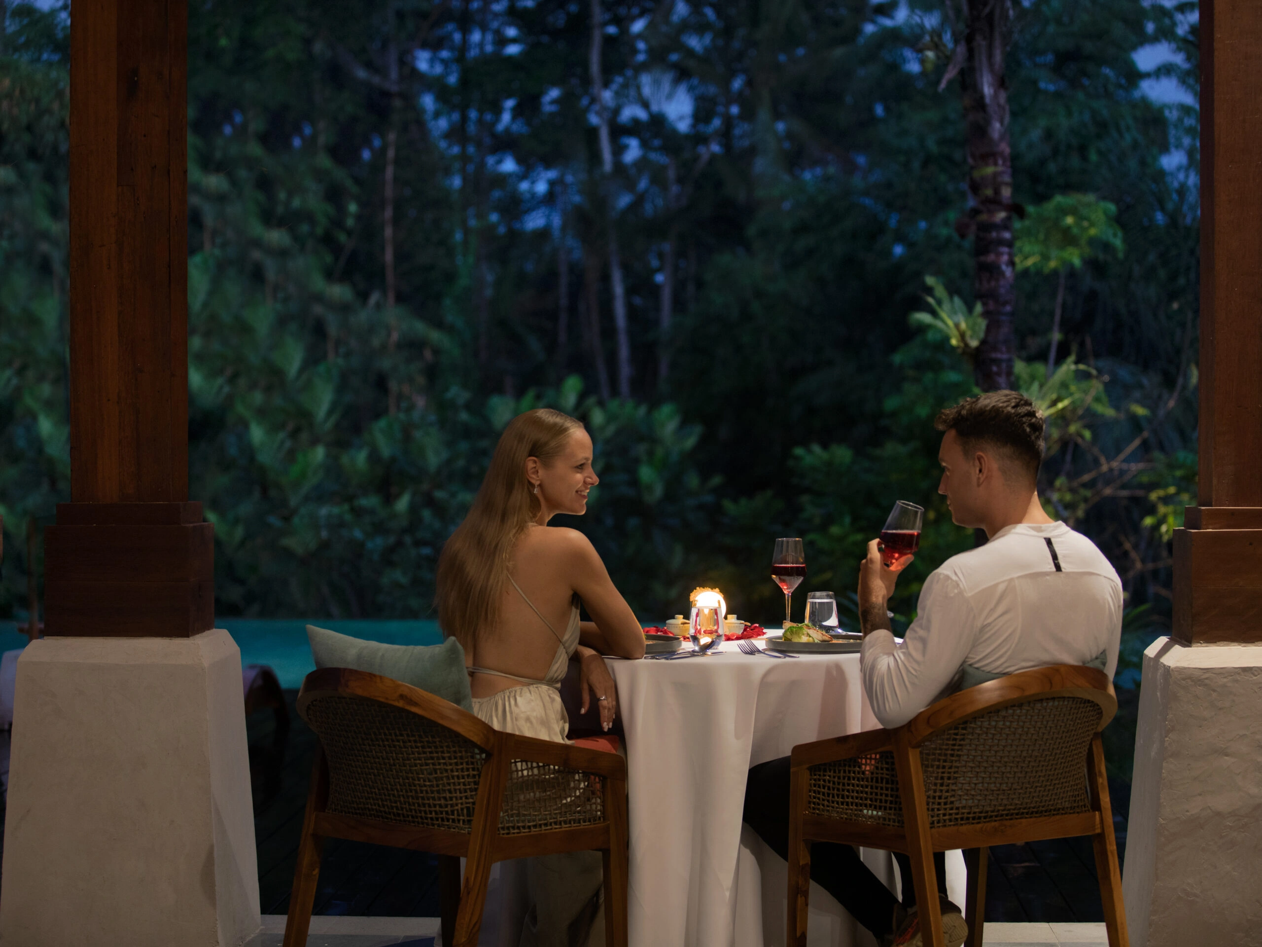 romantic dinner
